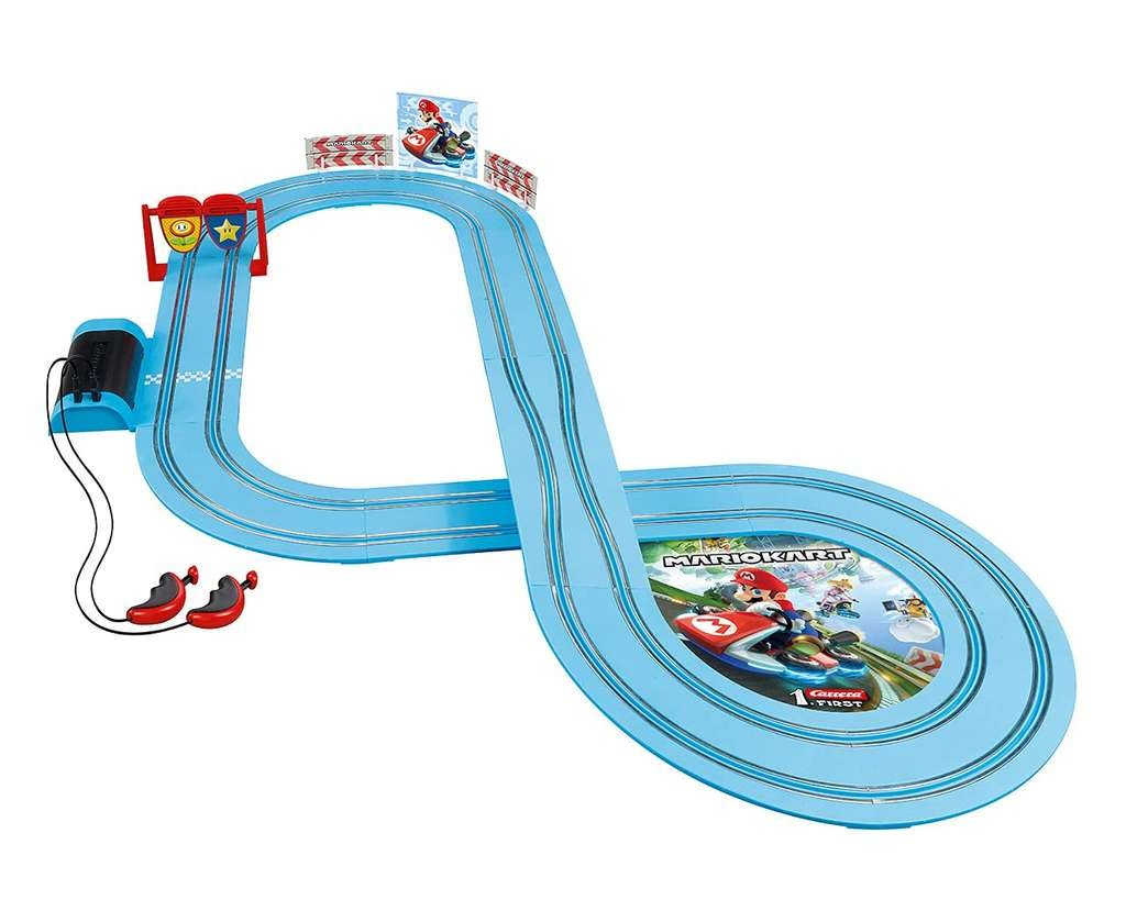 Carrera FIRST Nintendo Mario Kart Slot Car Racing Set, looks fun