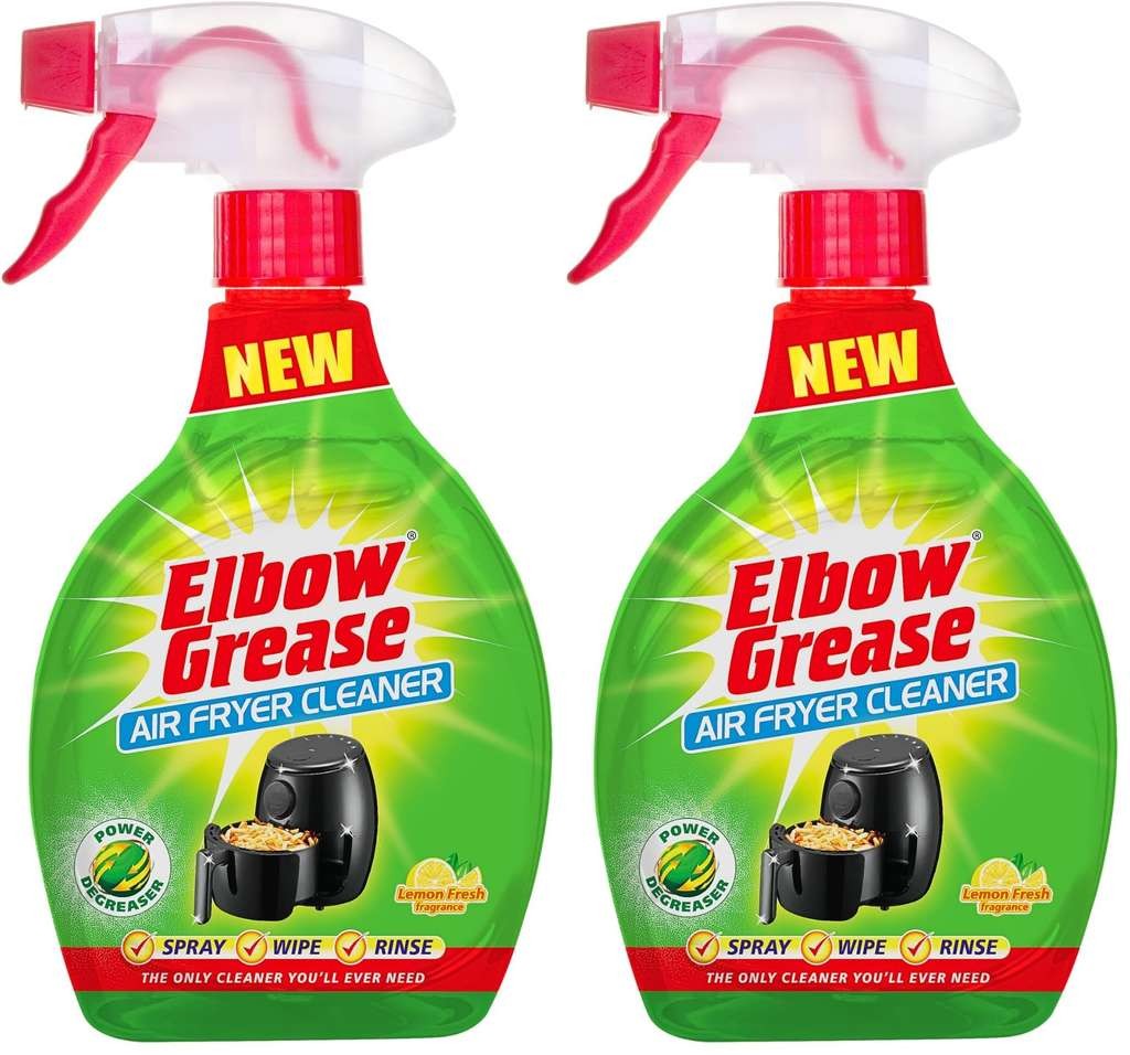Elbow Grease Air Fryer Cleaner Spray Lemon Fresh 500ml Pack of 2