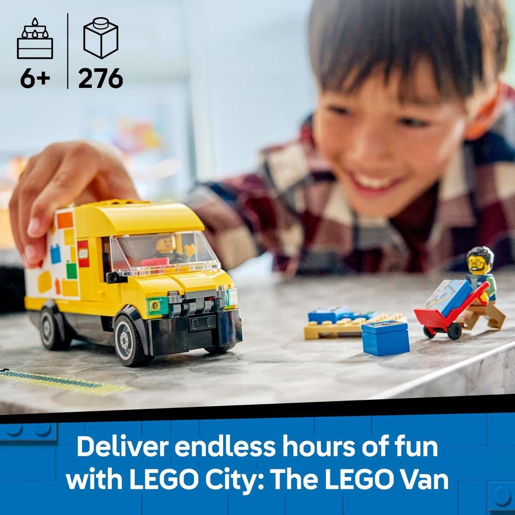 LEGO City The LEGO Van 60500, comes with a voucher