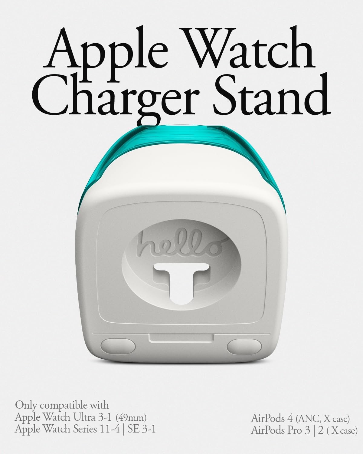 Spigen Classic C1 Apple Watch Charger Stand, Bondi Blue