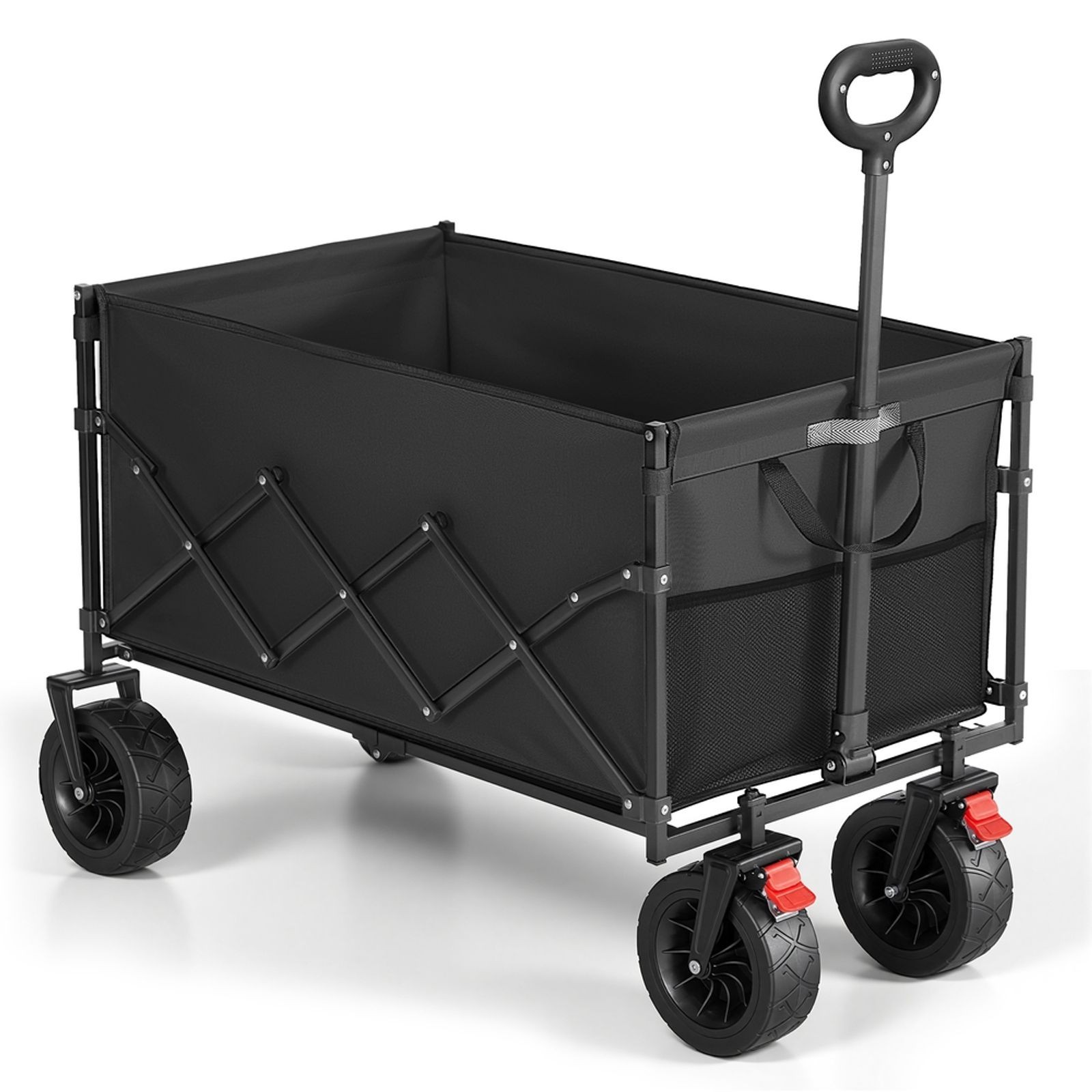 SONGMICS Foldable Camping Trolley with Wheels