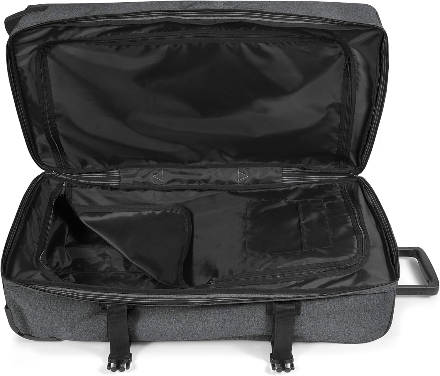 Eastpak TRANVERZ L Suitcase, 79 x 40 x 33 cm, 121 L - Black Denim (Grey) - Prime members