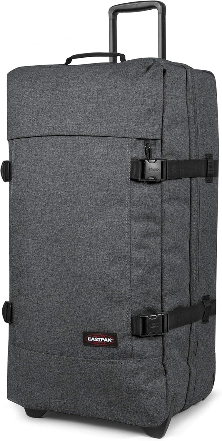 Eastpak TRANVERZ L Suitcase, 79 x 40 x 33 cm, 121 L - Black Denim (Grey) - Prime members