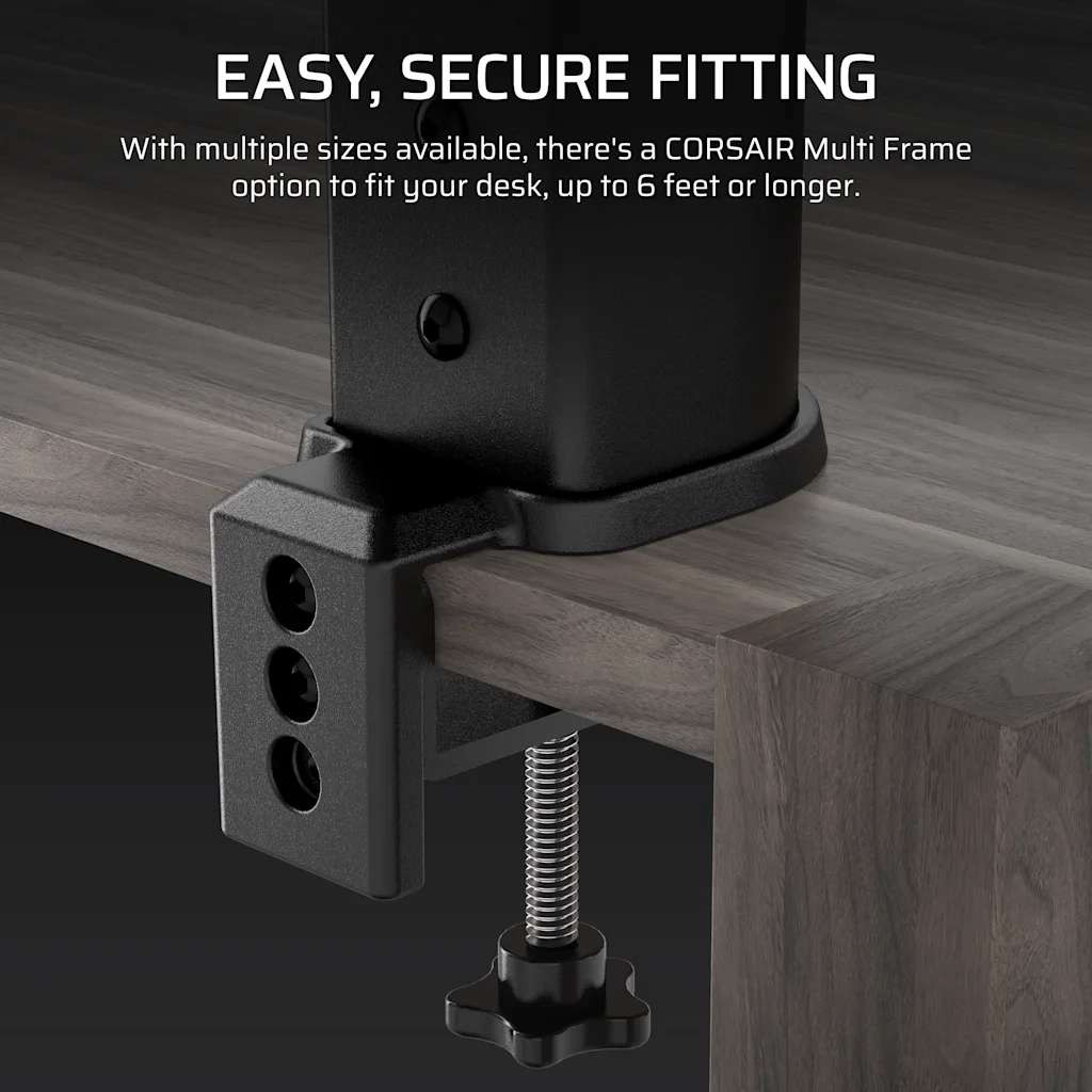 CORSAIR Multi Frame Pegboard for gaming desks, 4ft (120cm) in black or white