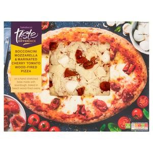 Sainsbury's Mozzarella and Cherry Tomato Pizza, Taste the Difference 484g