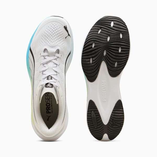 Puma Darter Pro 2 running shoes, unisex, sizes 8-11, white/Vibrant Blue