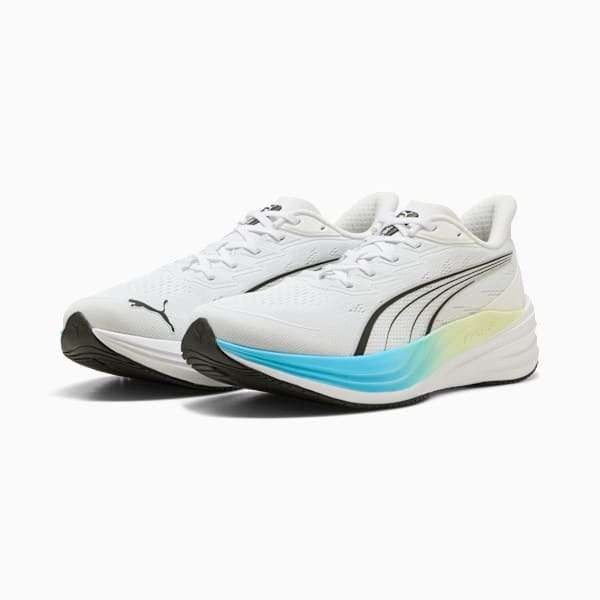 Puma Darter Pro 2 running shoes, unisex, sizes 8-11, white/Vibrant Blue