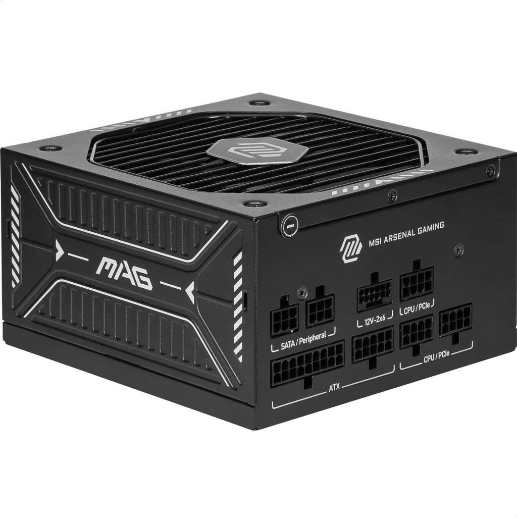 MSI MAG A750GLS PCIE5 Power Supply Unit, 750W, 80 PLUS Gold