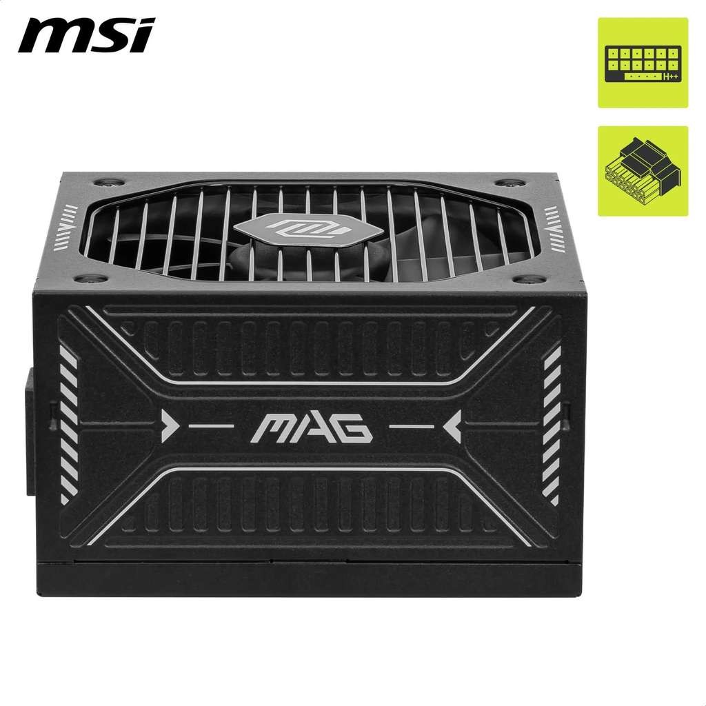 MSI MAG A750GLS PCIE5 Power Supply Unit, 750W, 80 PLUS Gold