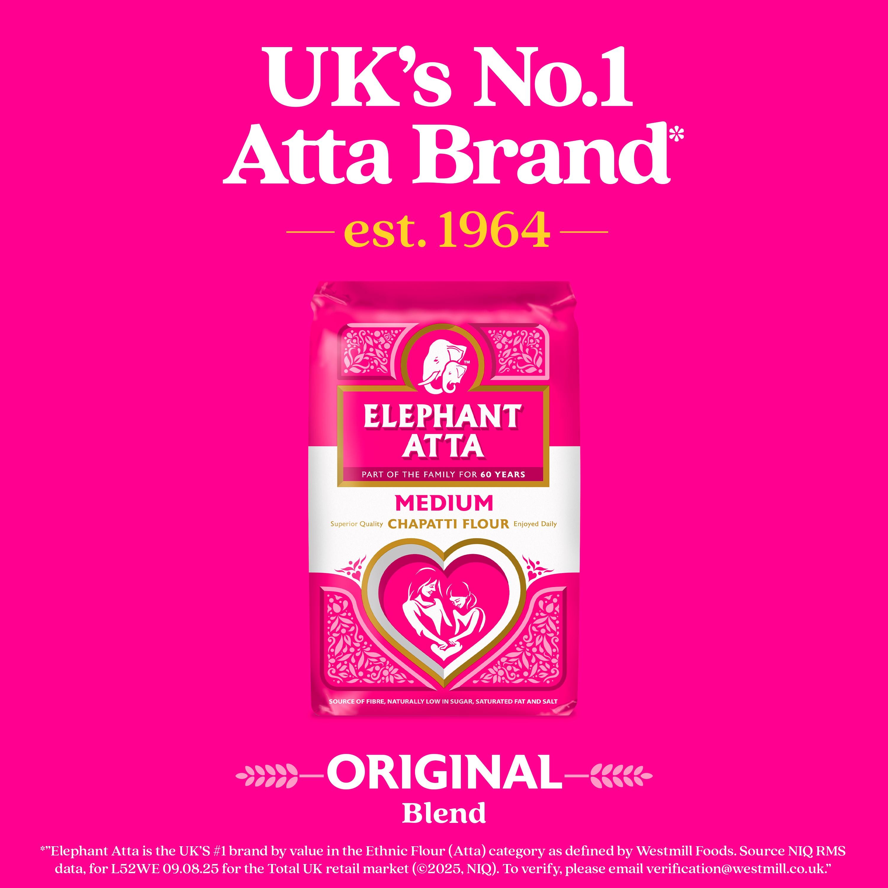 Elephant Atta 10kg Medium Chapatti Flour