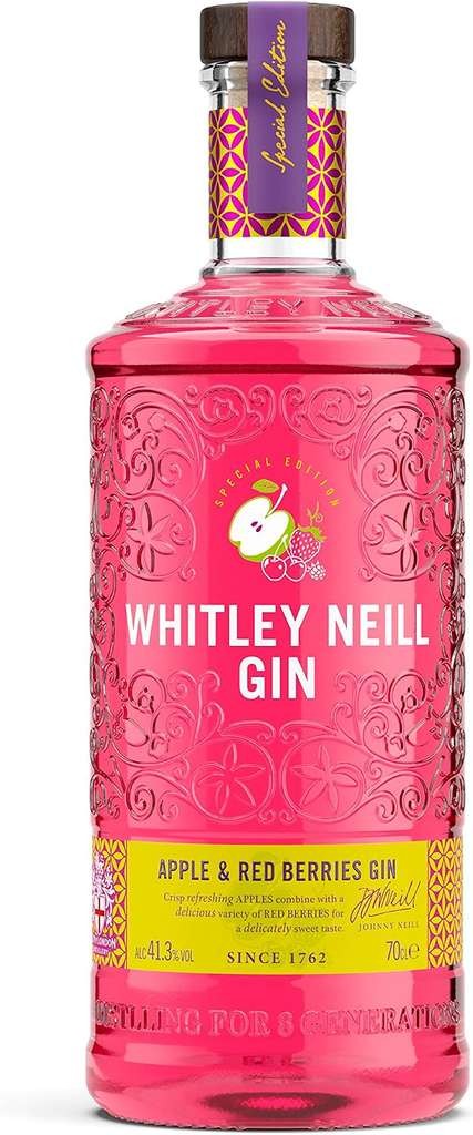 Whitley Neill Apple & Red Berries Gin 70cl