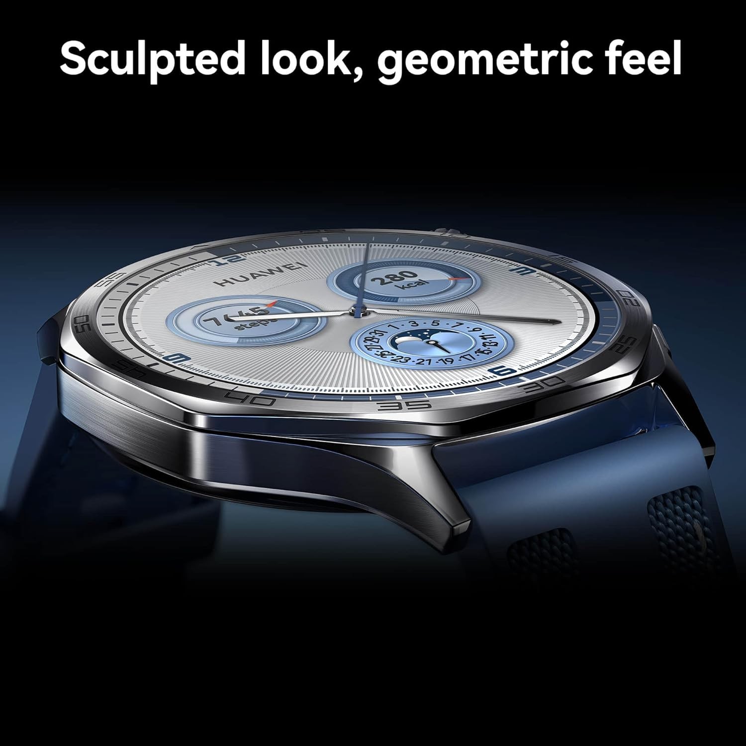 Huawei Watch GT 5 46mm Smart Watch Sharp-Edged Design, Black