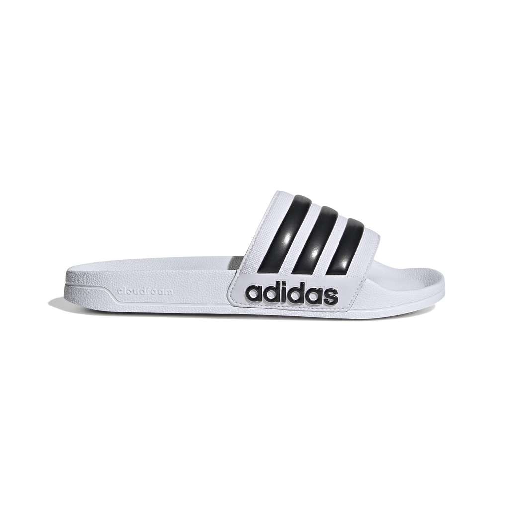 Adidas Unisex Adilette Noshower Slides, Cloud White