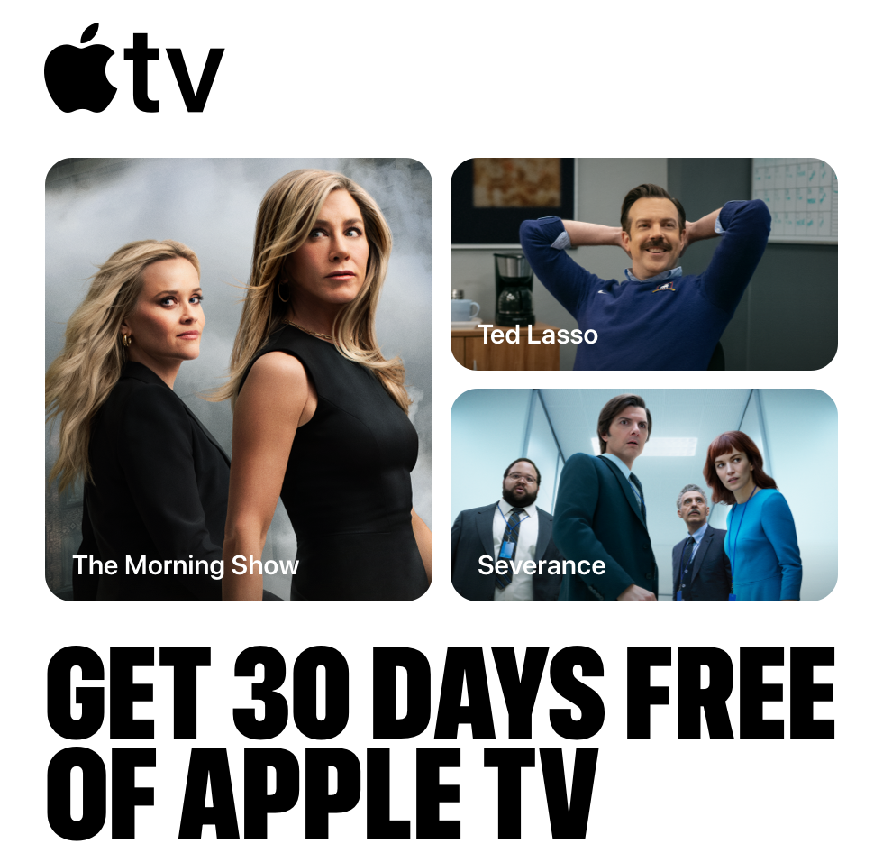 Apple TV 30 Day Offer