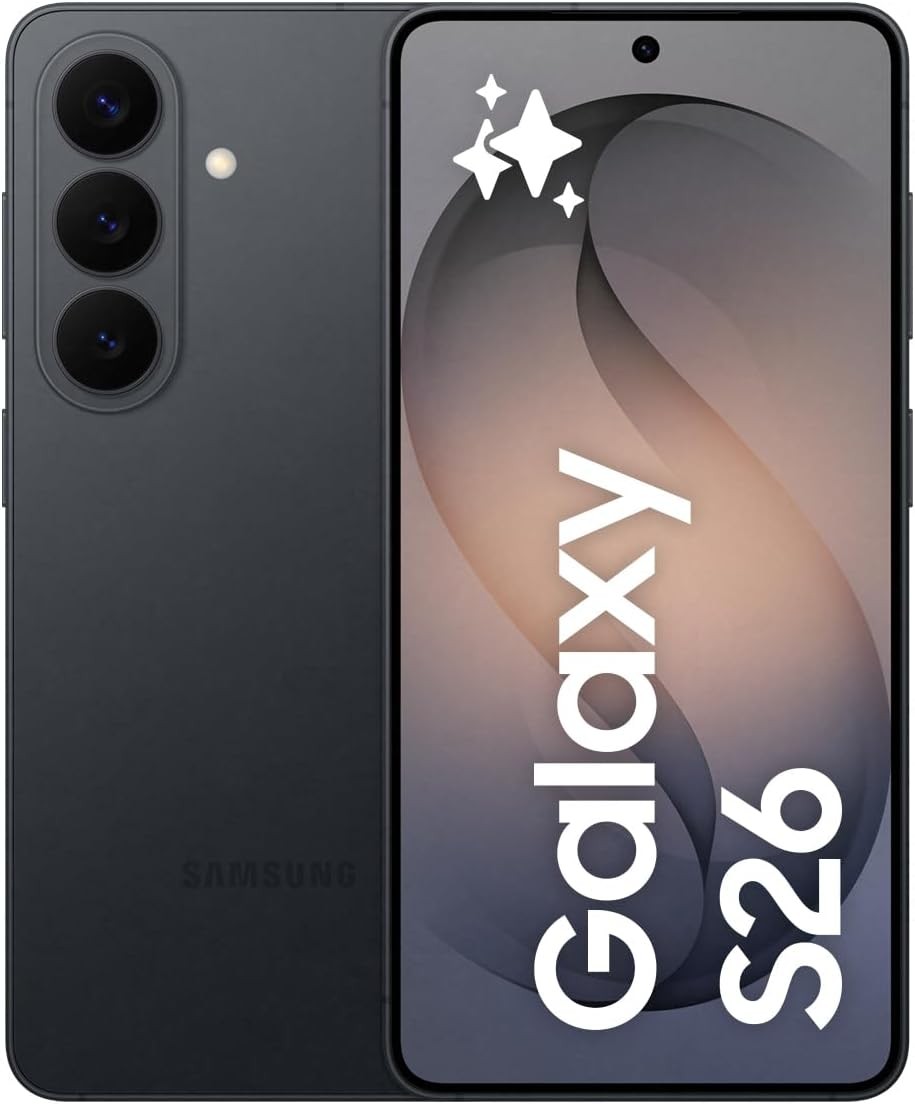 Samsung Galaxy S26 AI Phone, 50 MP Camera, 12 GB, 256 GB, Black, 3 Year Warranty