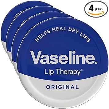 Vaseline Original Lip Therapy 20g, Pack of 4