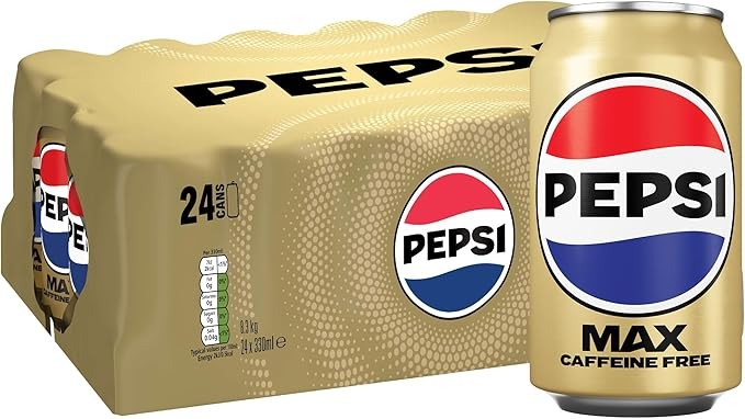 Pepsi Max No Caffeine, 24 x 330ml
