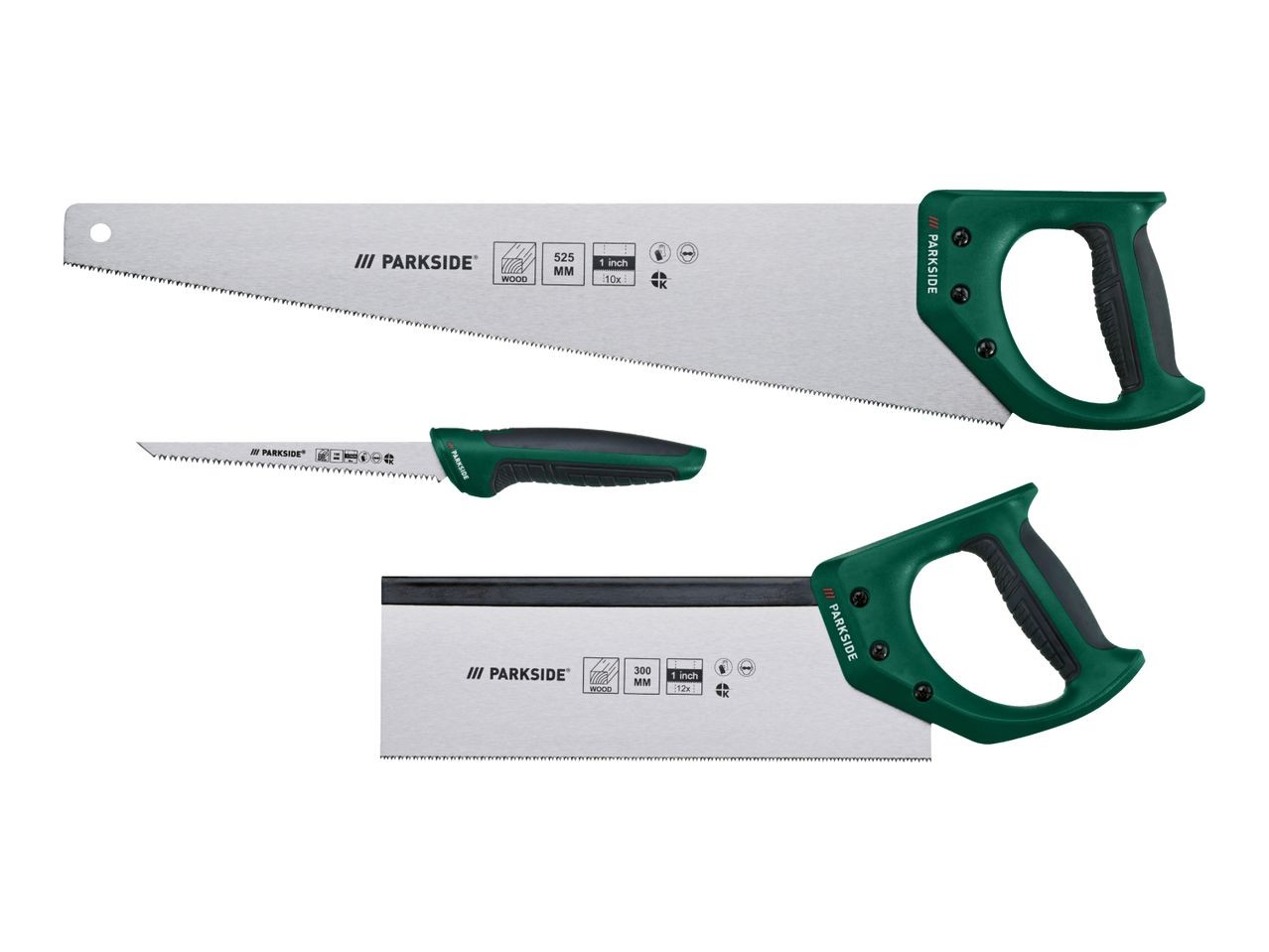 PARKSIDE Wood Saw Set, 3 Pieces