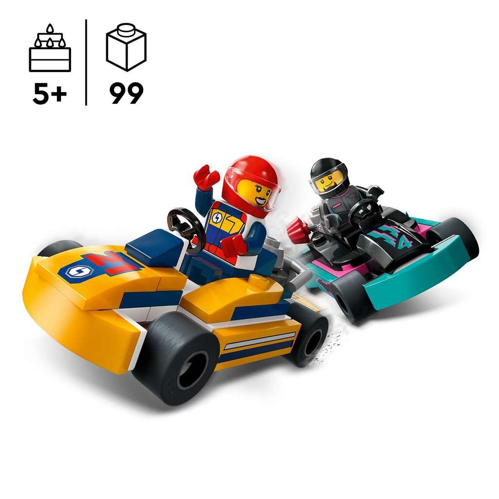 LEGO City Go-Karts and Race Drivers 60400 on Amazon EU, nice little set