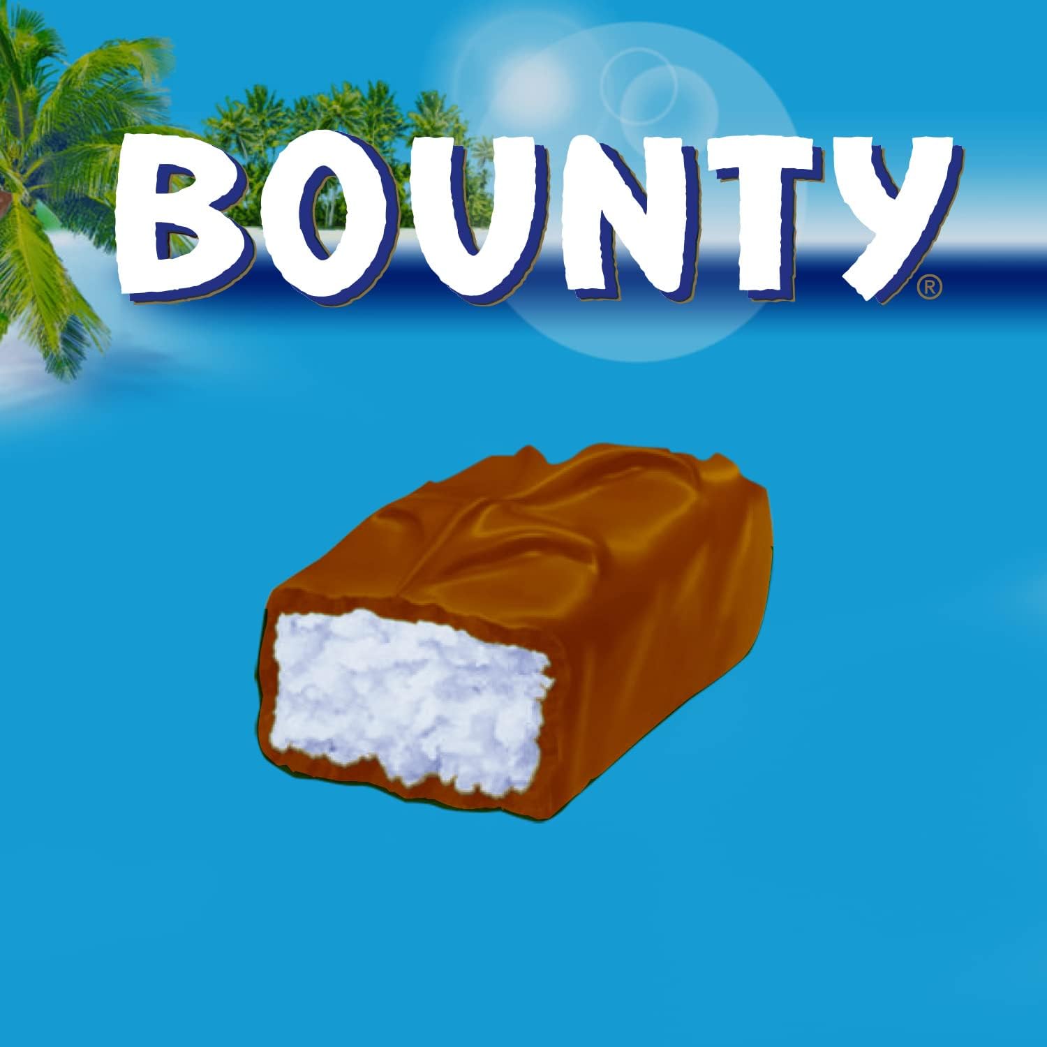 Bounty Duo Chocolate Bars, Coconut & Milk Chocolate Bulk Box, 24 x 57g, Ideal for Gift, Snacks or Hamper