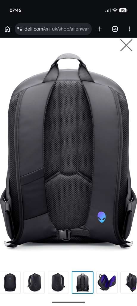 Dell Alienware 16 Backpack, the AW5625P model