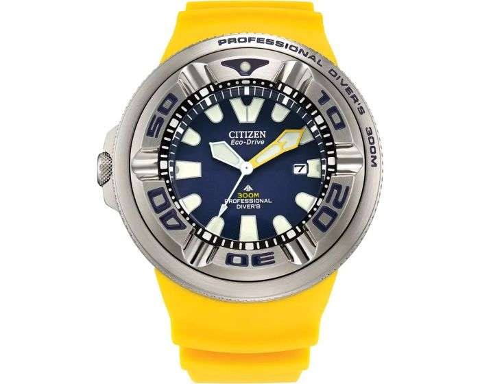 Citizen Promaster Diver 'Ecozilla' watch, a proper 300M diver in yellow, 48MM