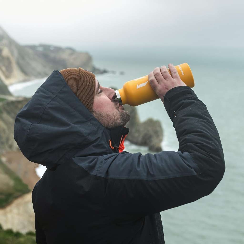 Sparrow insulated bottle: 750ml grey, 500ml black/green £12.71, 1L £13