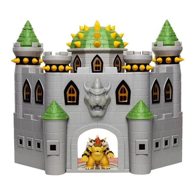 Nintendo Super Mario Deluxe Bowser's Castle Playset with Bowser mini fig in Linwood, Paisley