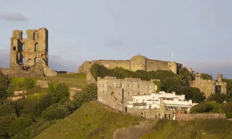One Night for Two in a Standard Double with Breakfast and Wine, The Castle By The Sea