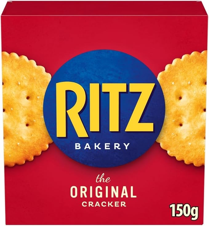 Ritz Original Crackers, Classic Savoury Biscuits, 150g (1-Pack)