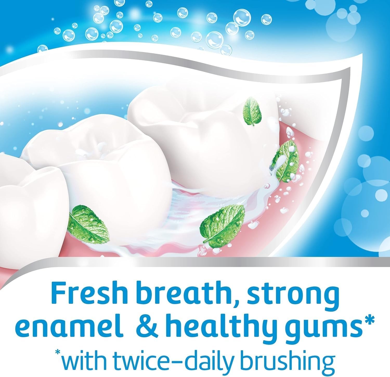 Aquafresh Toothpaste Triple Protection Fresh & Minty, Pack of 3 x 75ml