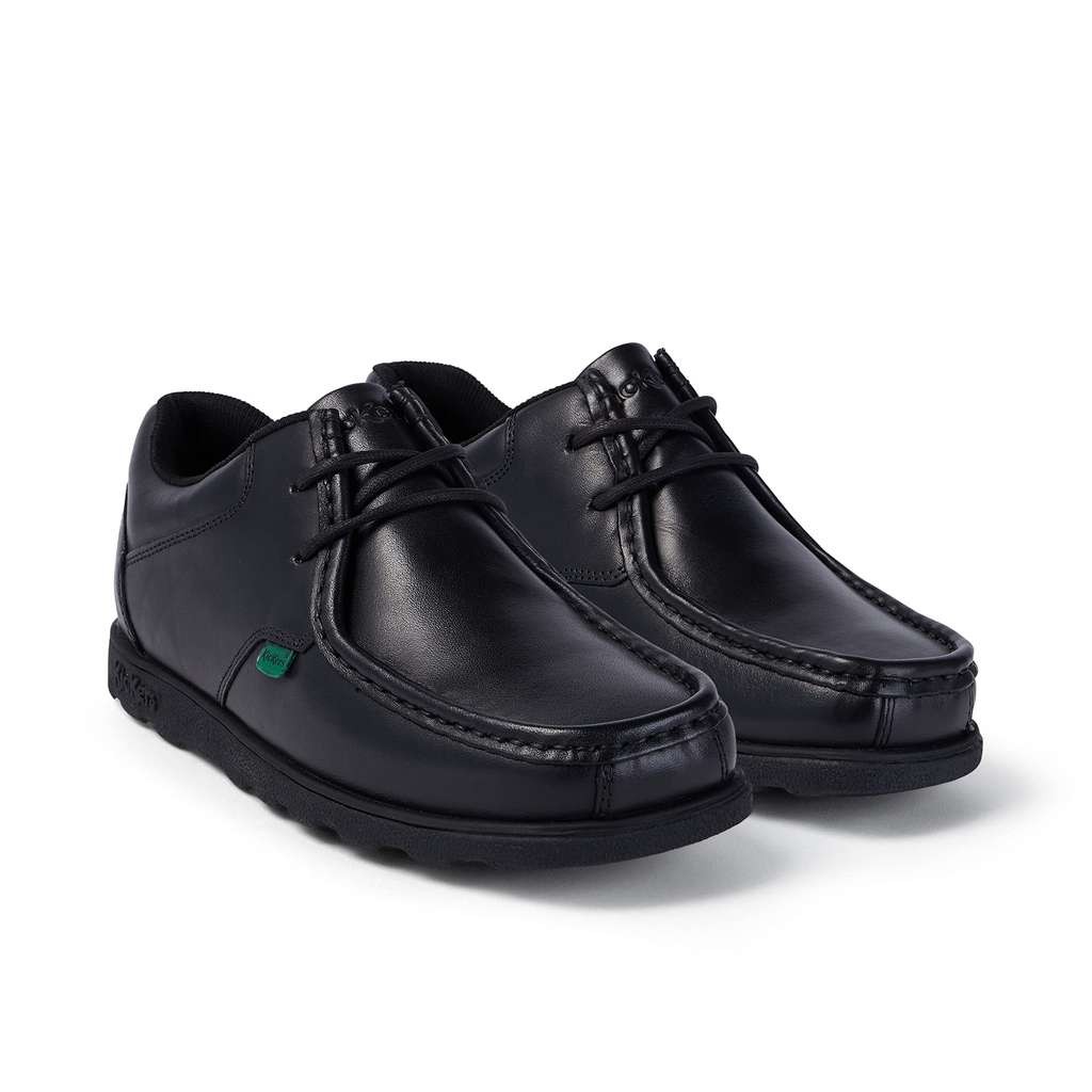 Kickers Men's Fragma lace up moc toe leather shoes, comfy, all sizes