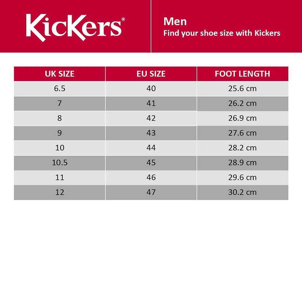 Kickers Men's Fragma lace up moc toe leather shoes, comfy, all sizes