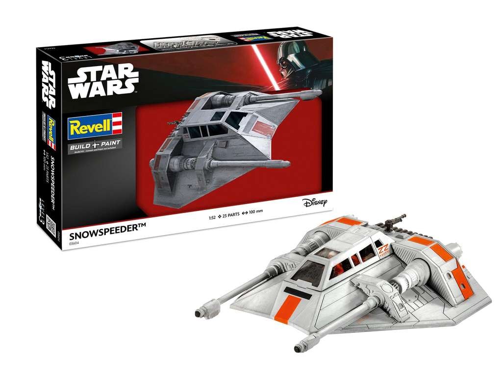 Nice Revell 03604 Star Wars Snowspeeder 1:52 scale model kit, unbuilt/unpainted