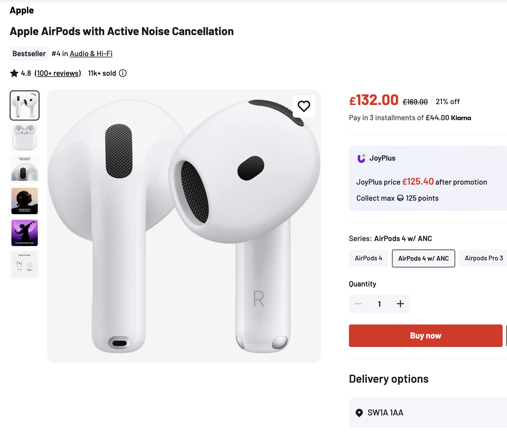 AirPods | 21% off | Next Day Delivery [BlackFriday]