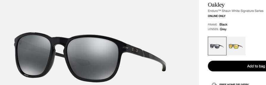 Oakley Men's Enduro Sunglasses or Enduro Polarised Sunglasses