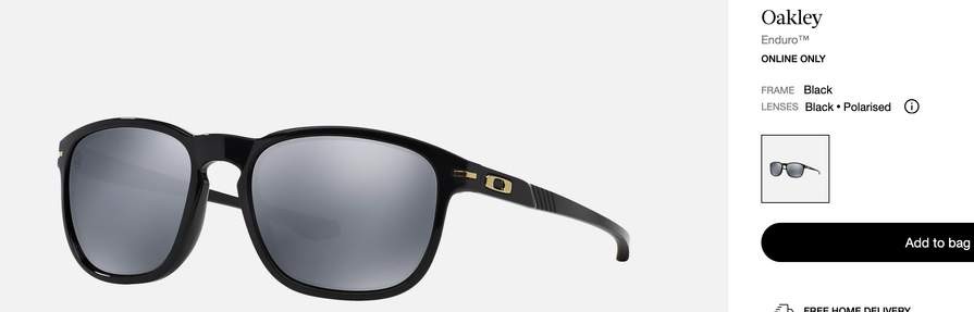 Oakley Men's Enduro Sunglasses or Enduro Polarised Sunglasses