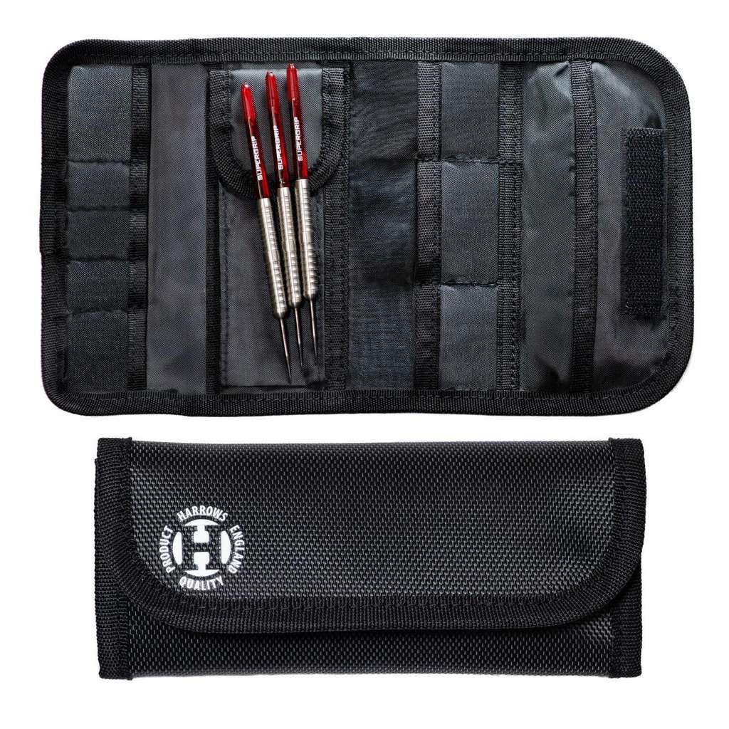 Harrows Darts Wallet, handy for 3 assembled darts & accessories, Harrows Darts