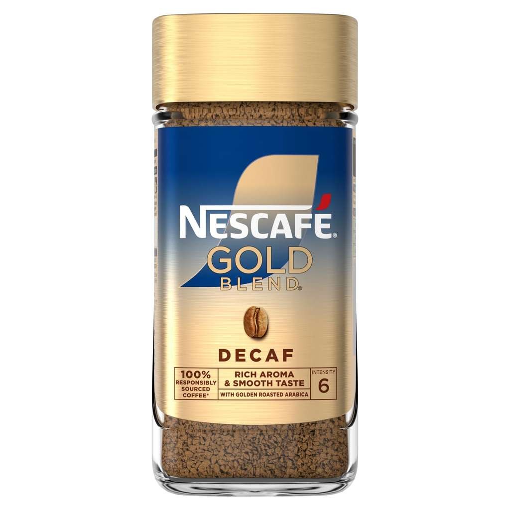 Nescafe Gold Blend Decaf Premium Instant Coffee 190g