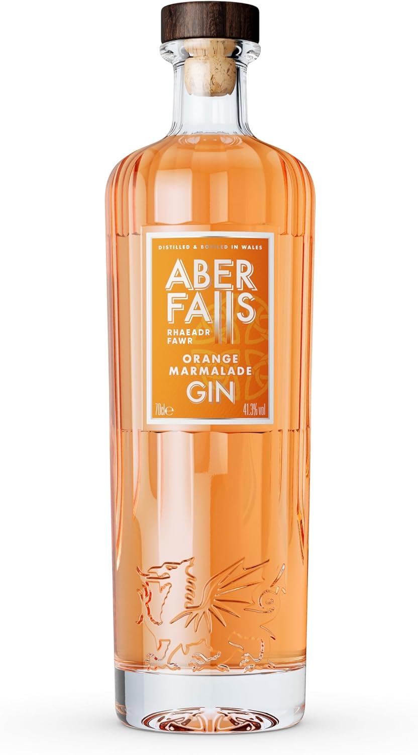 Gin from a Welsh Distillery - Aber Falls Orange Marmalade Gin, 70cl