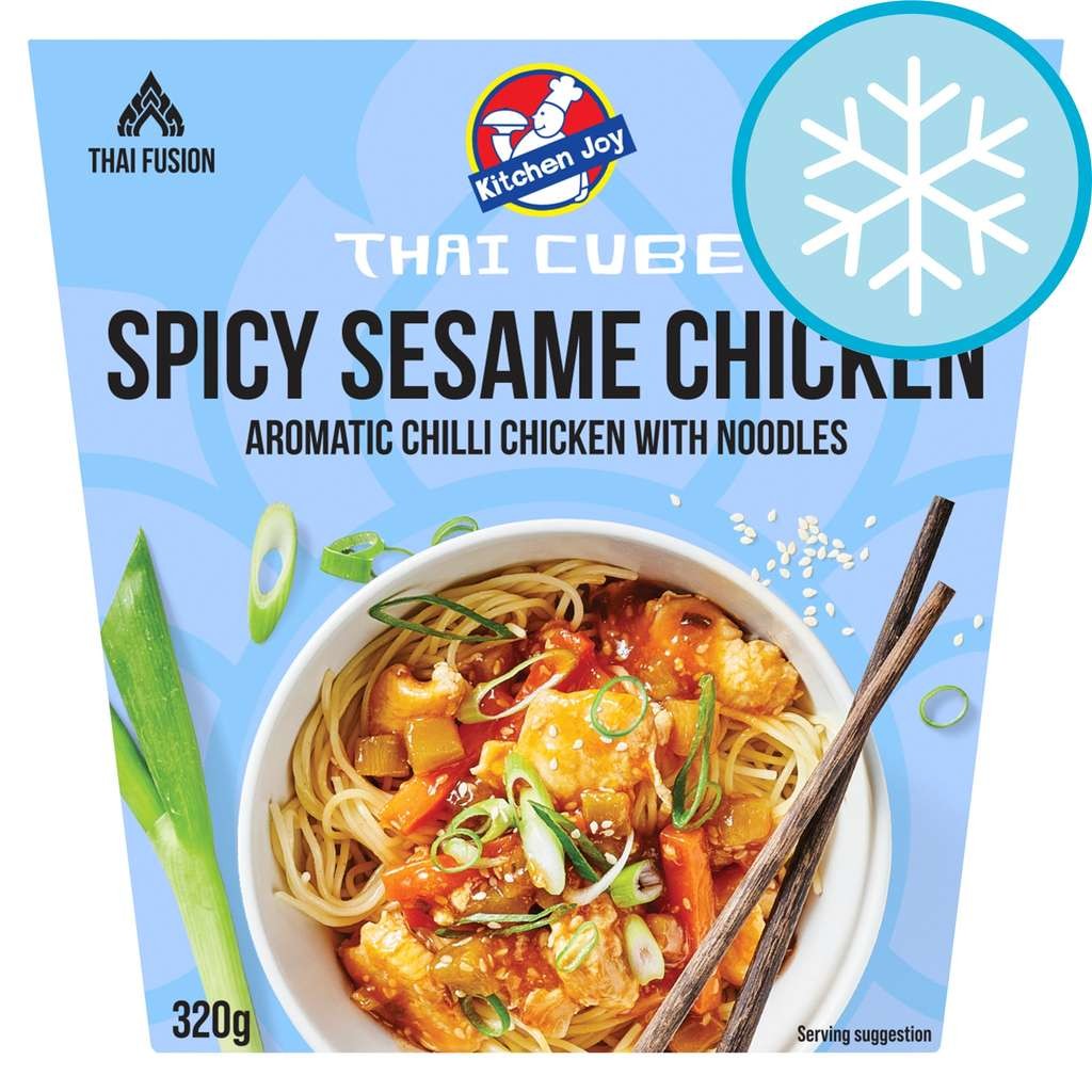 Kitchen Joy Thai Box Meals, Spicy Sesame Chicken, Green/Red Curry, Panang, Krapow, Clubcard price