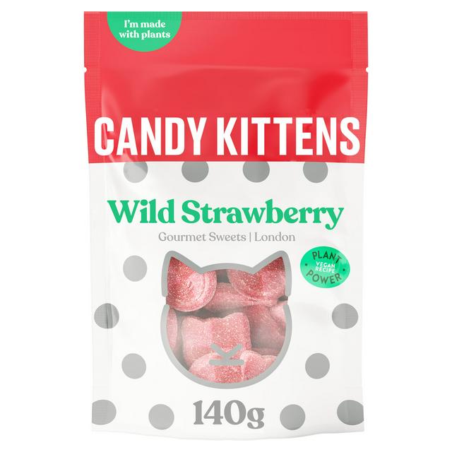 Candy Kittens Vegan Sweets Wild Strawberry - £1.74 or £1.49 S&S