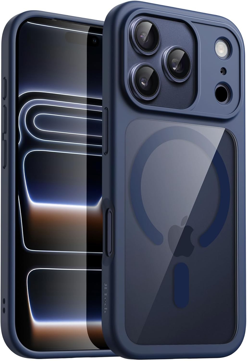 JETech Magnetic Case for iPhone 17 Pro Max 6.9-Inch, Dark Blue