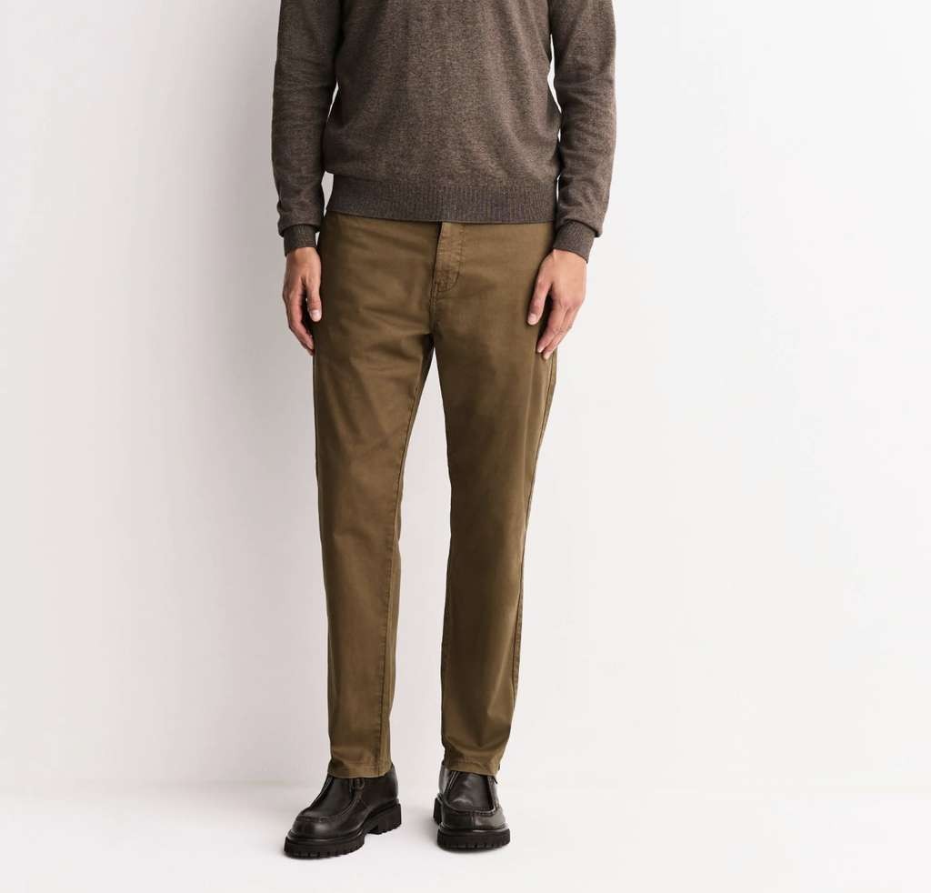 Tan Brown Men's Regular Fit Cotton Chinos (sizes 30-38) with free Click & Collect