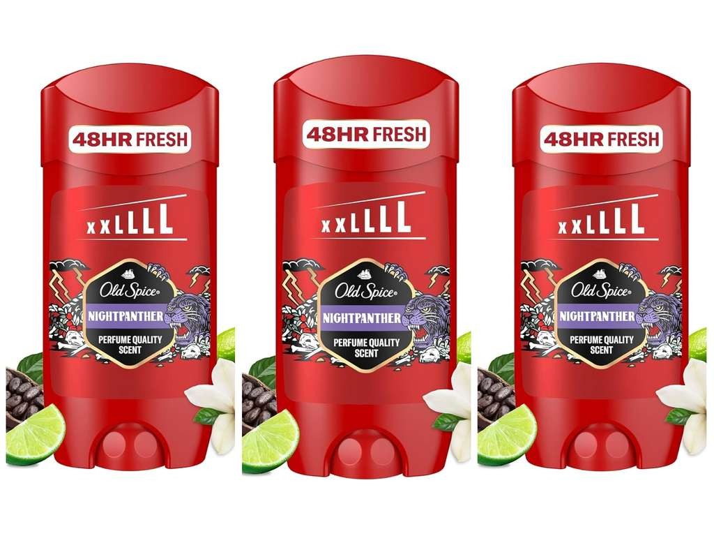 3x Old Spice Night Panther Men's Deodorant Stick 85ml: £5.92, or £4.96 with S&S