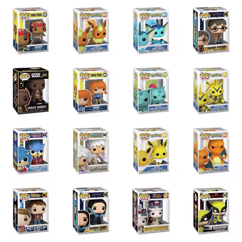 Funko Pop Clearance Sale, Pokemon, Anime, Harry Potter, Disney, £6.50-£9.75 at Argos