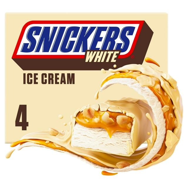 Snickers White Ice Cream 4 x 44.6ml