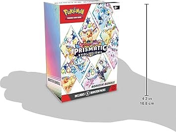 Pokémon TCG: Scarlet & Violet Prismatic Evolutions Booster Bundle, 6 Booster Packs
