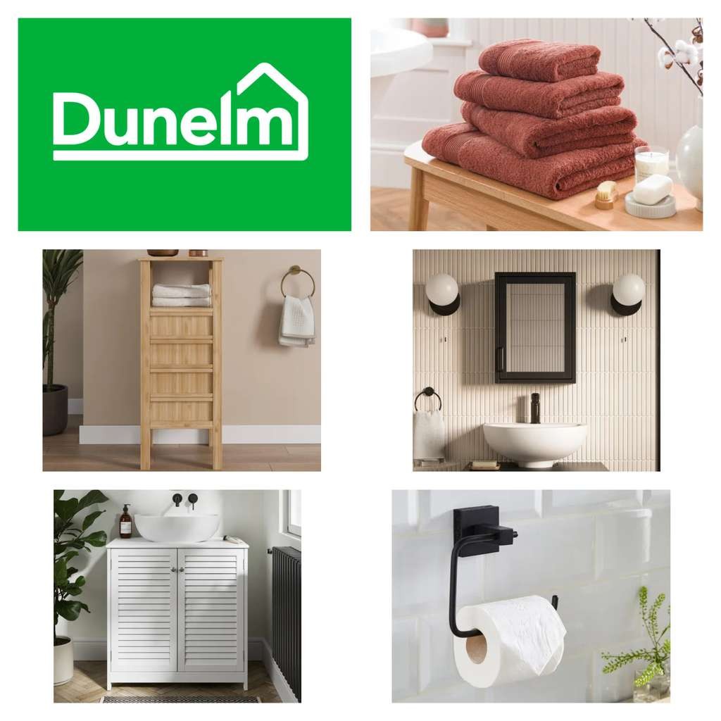 Up to 50% off Bathroom sale, cuts & new lines. 600 GSM Egyptian 100% cotton towel. Free C&C