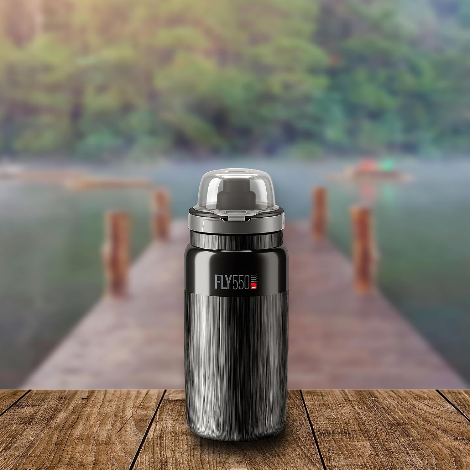 Elite Fly MTB Water Bottle Black, 550ml